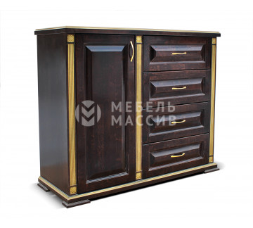 Комод Грета дверка и ящики из дуба