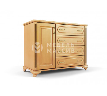 Комод  Рейн  4 ящ. с дверкой