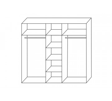 Шкаф 5-ти створчатый Флоренция